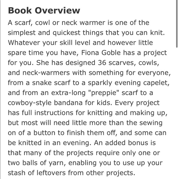 Scarves and Cowls: 36 Quick & Stylish Knits Paperback Book - Picture 5 of 16